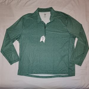 1764 Green Golf 1/4 Zip - 3XL